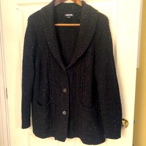Land’s End Wool “Professor” Cardigan XLP